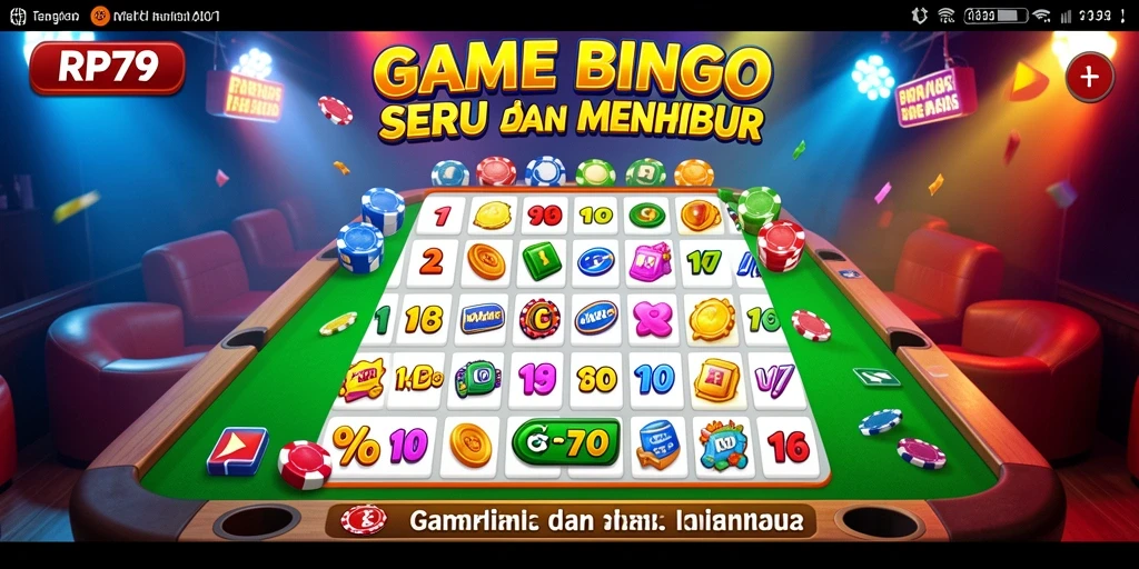 Tampilan gameplay Bingo yang menarik dan interaktif di RP79.
