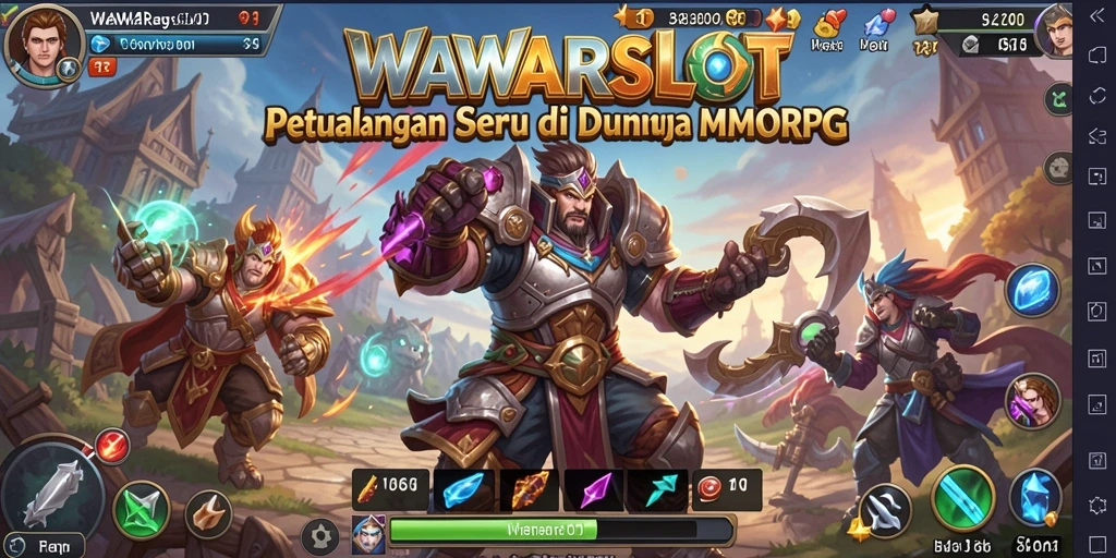Tampilan gameplay seru di WAWARSLOT dengan aksi petualangan menegangkan.
